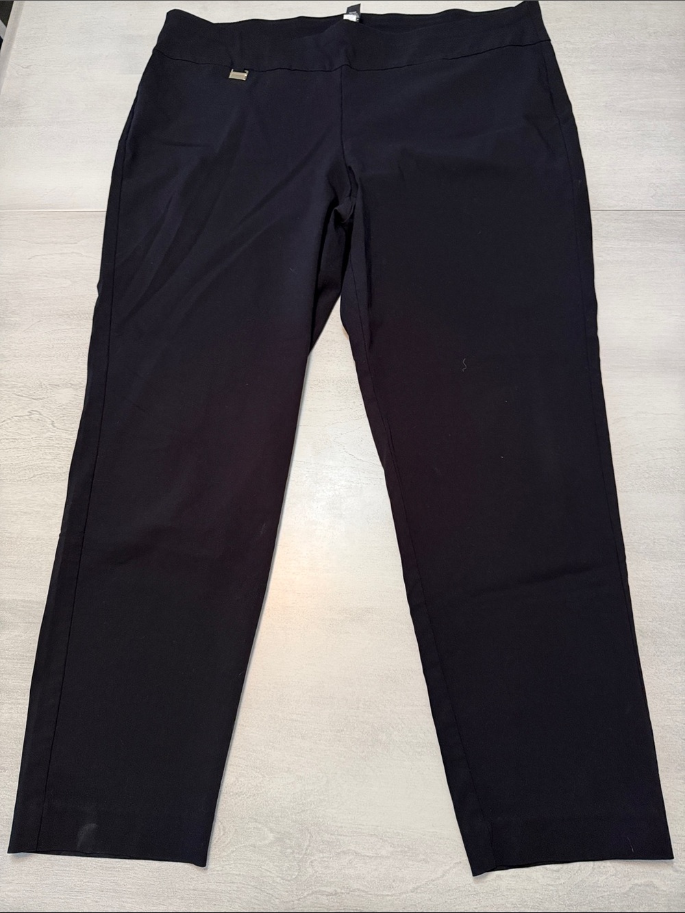 Alfani Black Stretch Dress Pants - Slim Straight